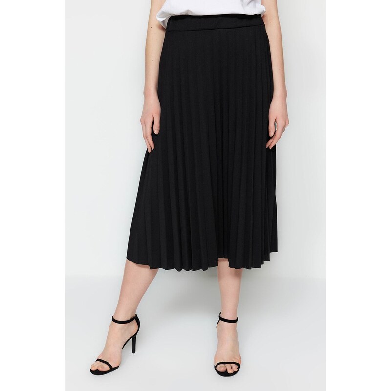 Dámská sukně Trendyol TWOSS23ET00048/Black