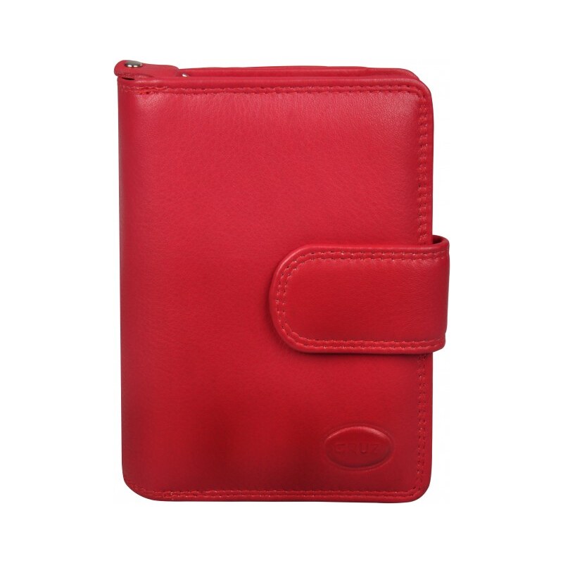 Cruz Dámská červená kožená peněženka 7046-2C