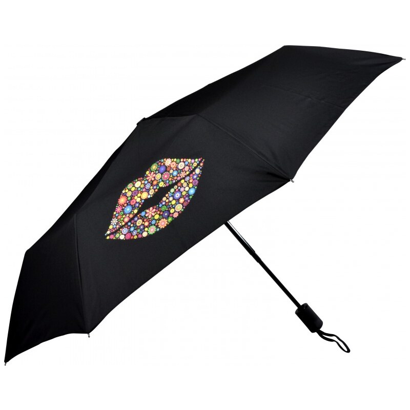 Doppler Dámský skládací plně automatický deštník Magic Carbonsteel Kiss 744765K