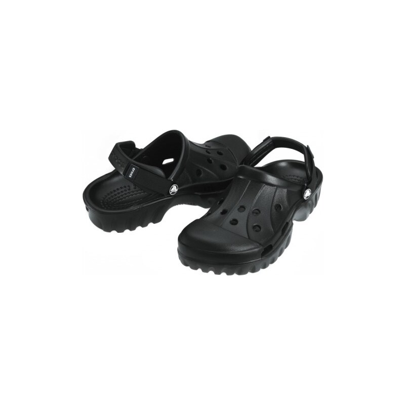 Crocs Černé pantofle Off Road Black/Black 10011-060