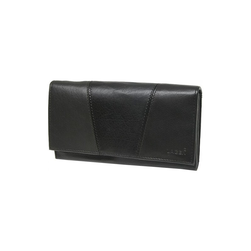 Lagen Dámská černá kožená peněženka Black PWL-388-1