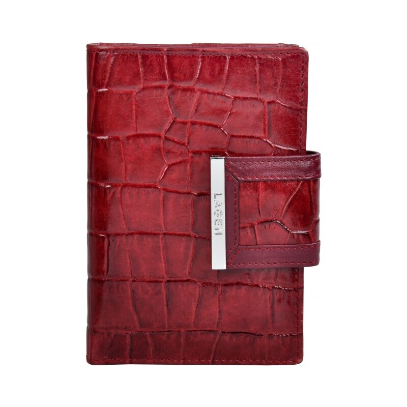 Lagen Dámská červená kožená peněženka Red 61174-2