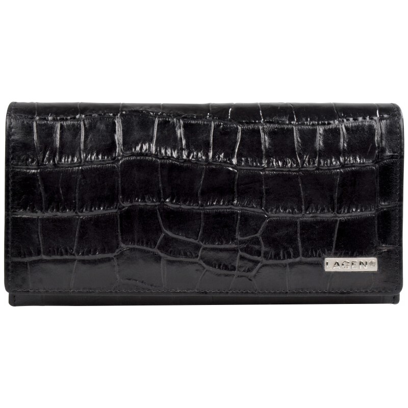 Lagen Dámská černá kožená peněženka Black 3737/C-1