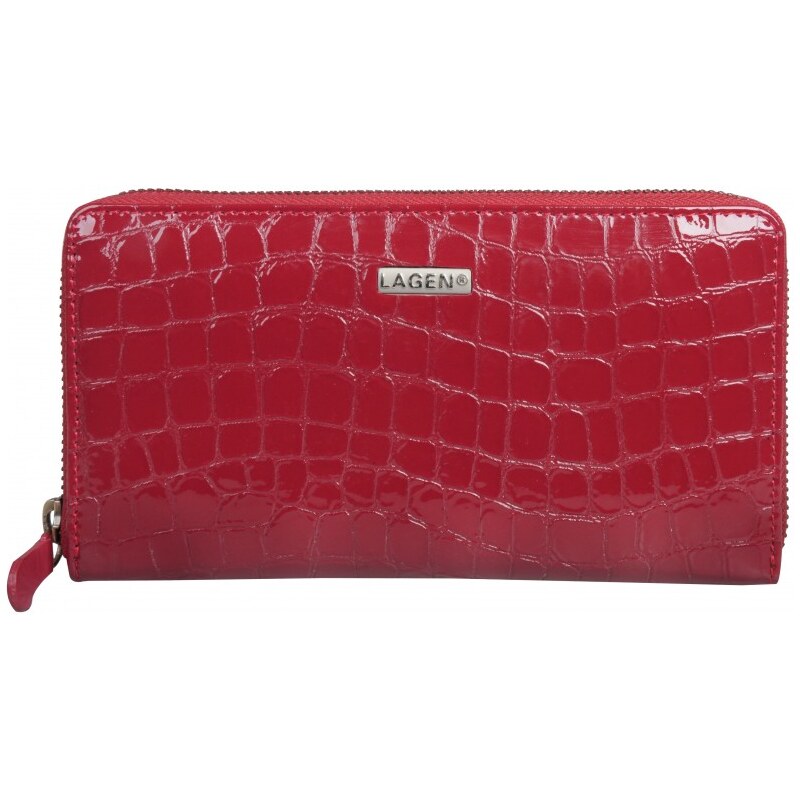 Lagen Dámská červená kožená peněženka Red 3771/2-1