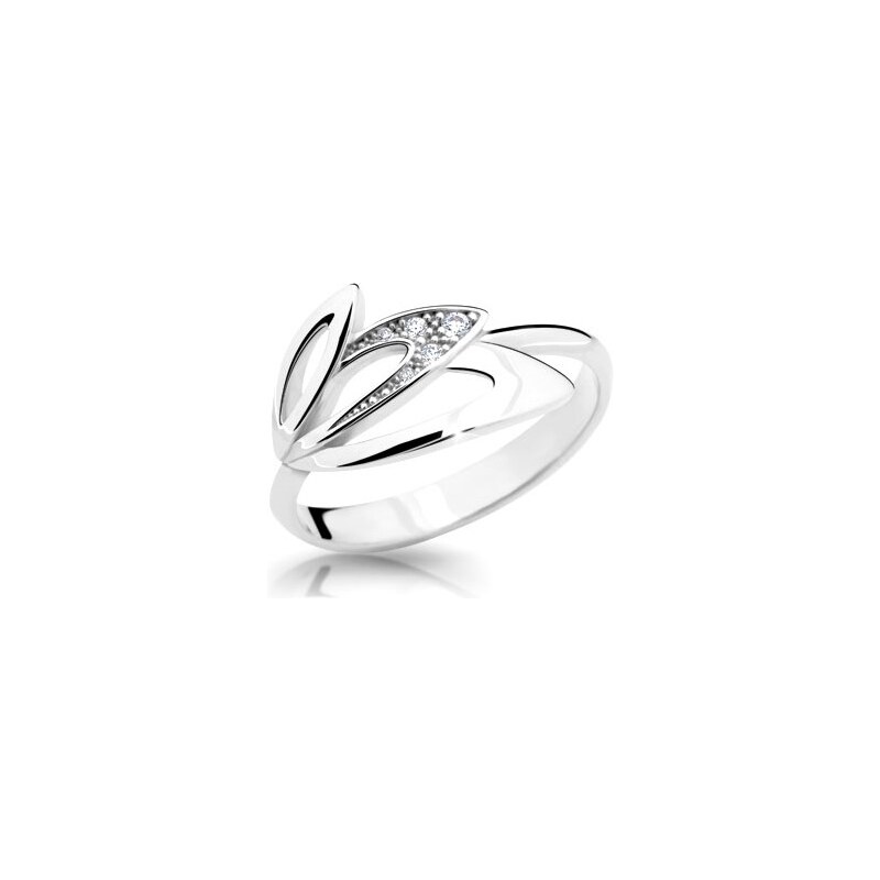 Danfil Něžný prsten s diamanty DF2231b