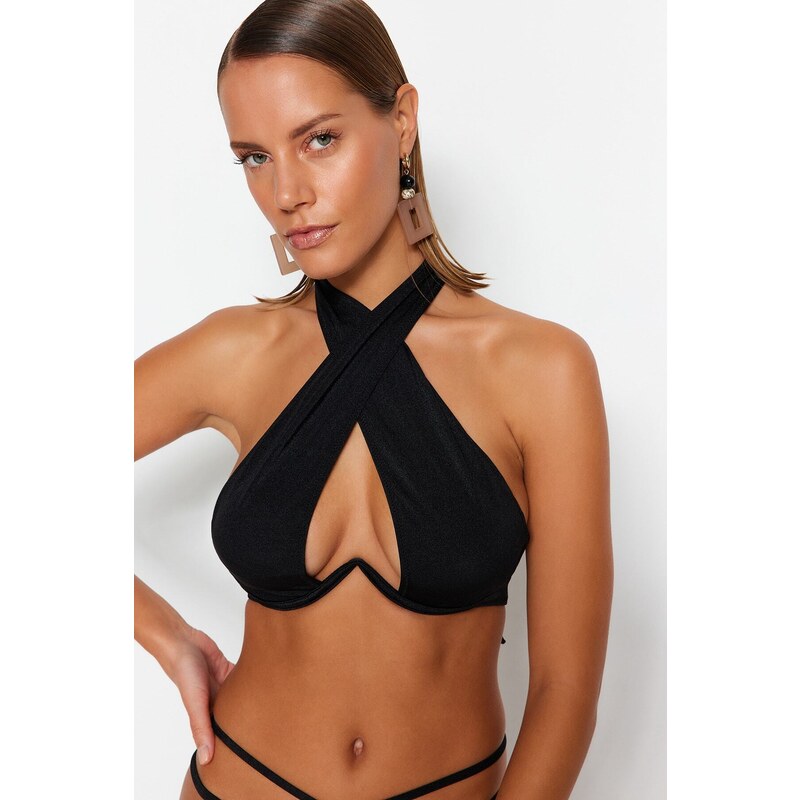 Bikiny vrchní díl Trendyol Tie detailed