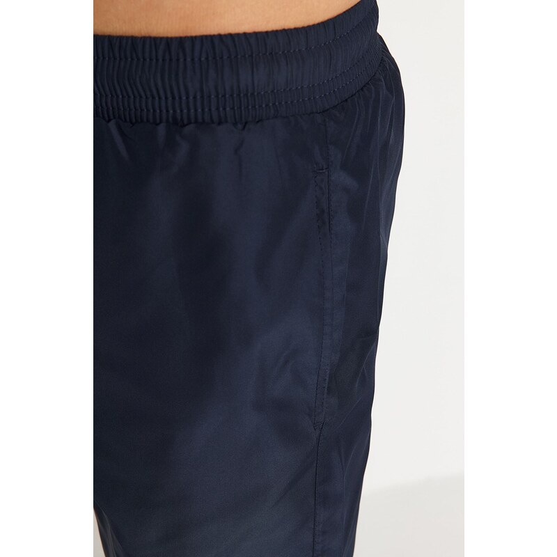 Trendyol Navy Blue Basic Standard Size Swimsuit Sea Shorts