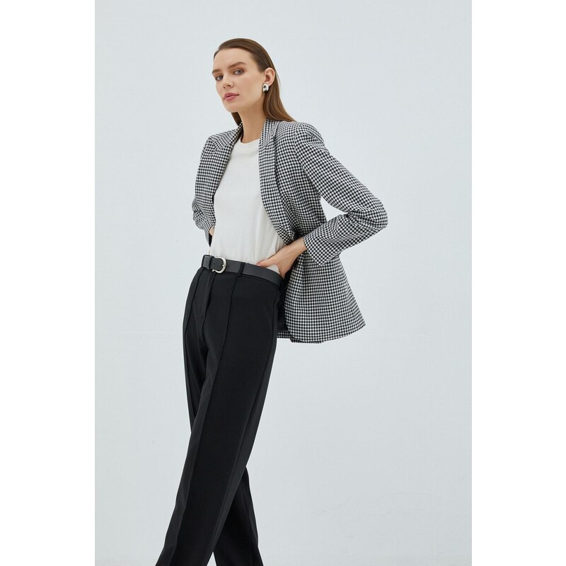 Koton Blazer Jacket Double Buttoned Pocket Detailed