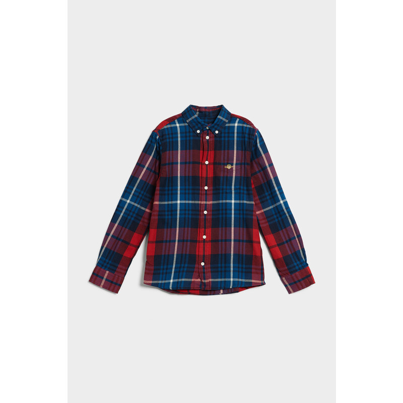 KOŠILE GANT D1. PLAID FLANNEL SHIRT červená 170