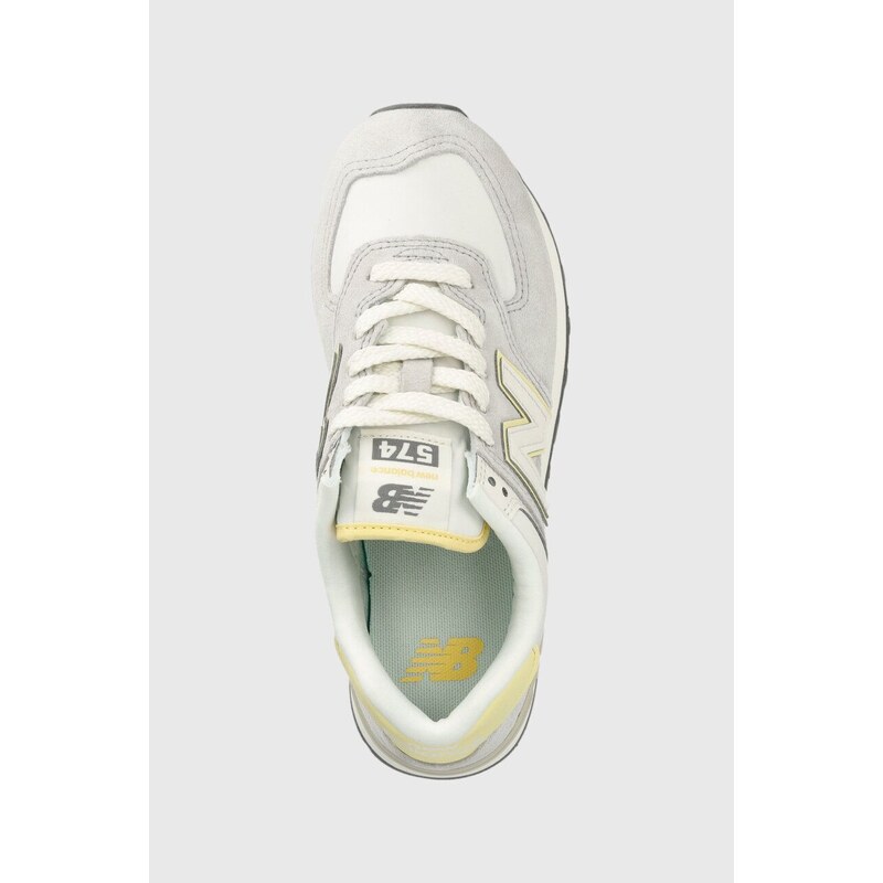 Sneakers boty New Balance WL574QD šedá barva, WL574QD-4QD