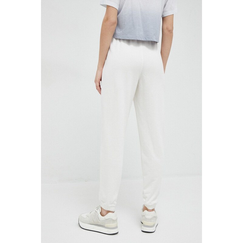 Tréninkové kalhoty Calvin Klein Performance Essentials bílá barva, hladké