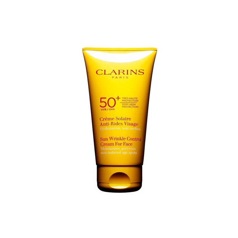 Clarins Opalovací krém na obličej proti vráskám UVA/UVB 50+ (Creme Sol Face Anti-Rides) 75 ml