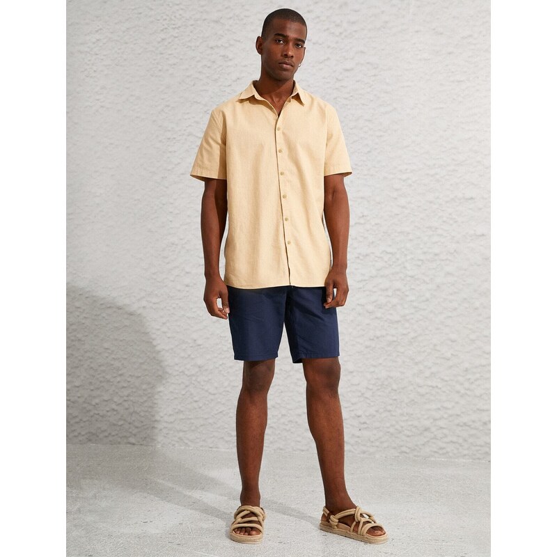 Koton Linen Blend Chino Shorts