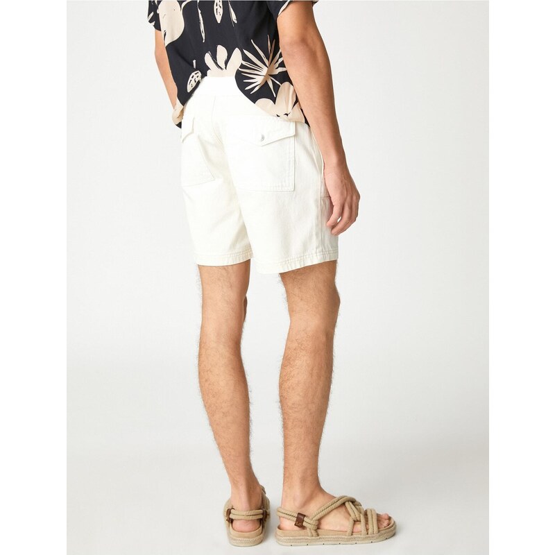 Koton Bermuda Shorts with Elastic Waist