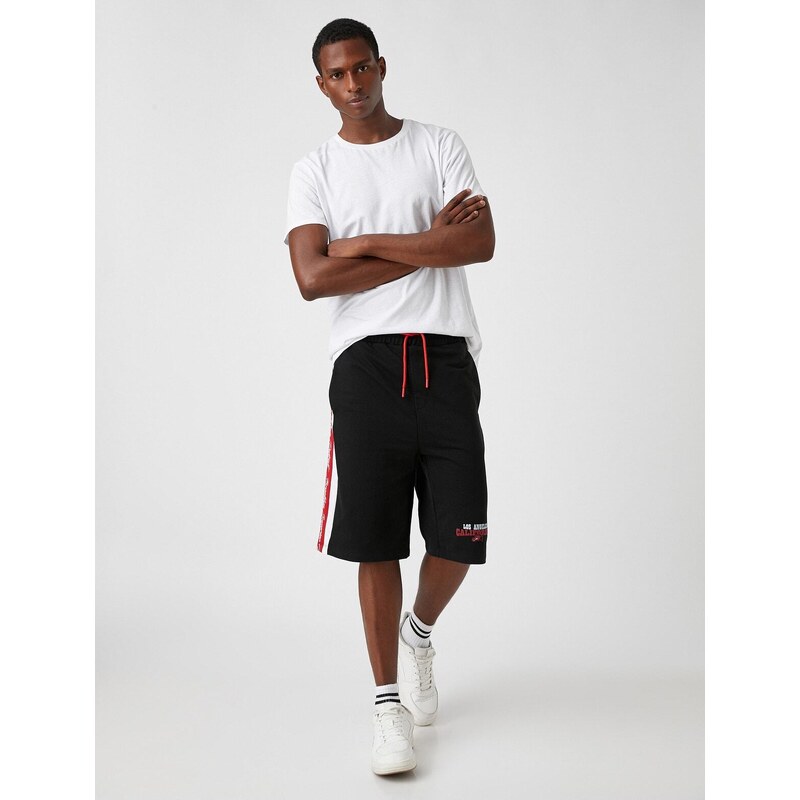 Koton Printed Basketball Shorts