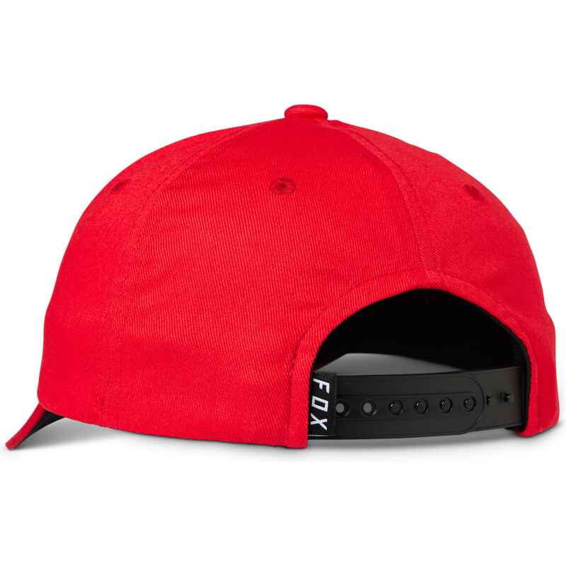 Dětská kšiltovka Fox Yth Shield 110 Snapback Hat - Flame Red