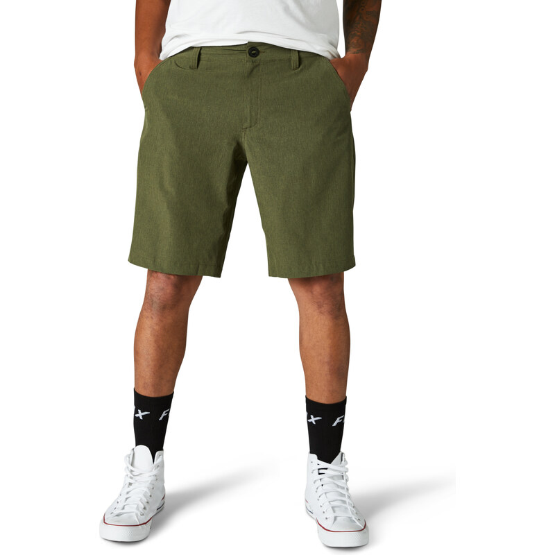 Pánské kraťasy Fox Essex Tech Stretch Short 21" - Olive Green