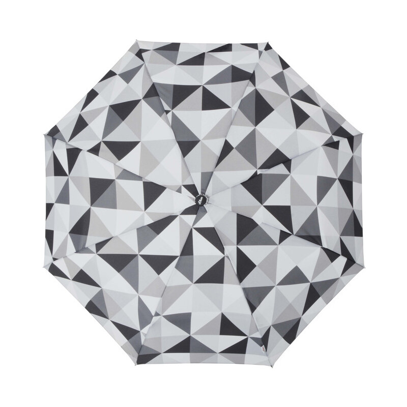 S.Oliver Dámský skládací mechanický deštník Enjoy Color Square - šedý 70805SO18