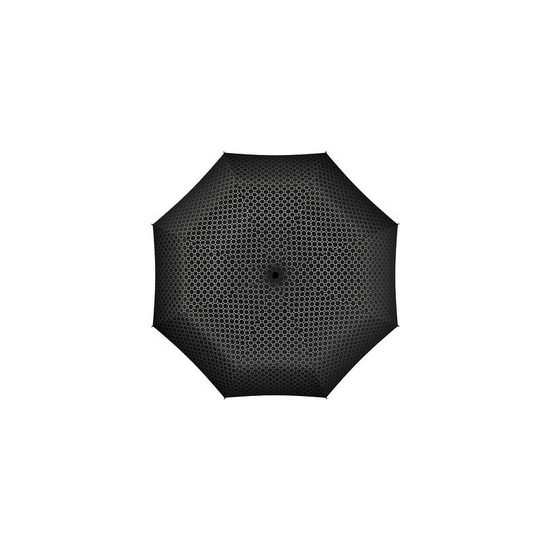 Doppler Dámský skládací mechanický deštník Twist - černý 722365T