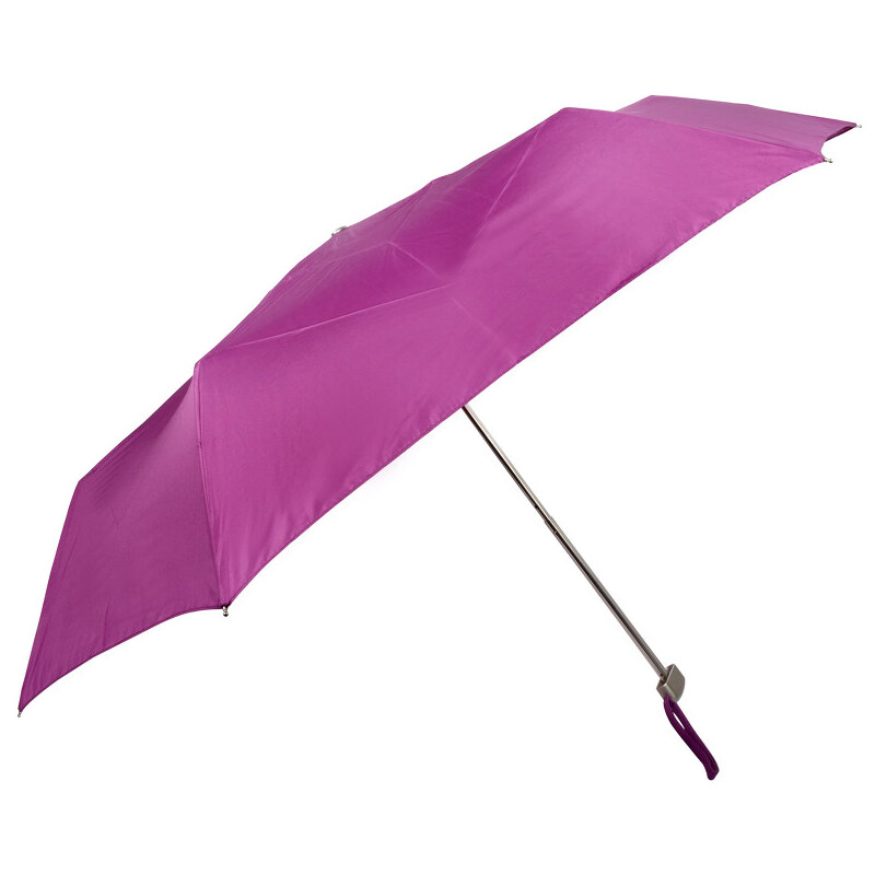 Doppler Dámský skládací mechanický deštník Uni Colours fialový 72263118-3
