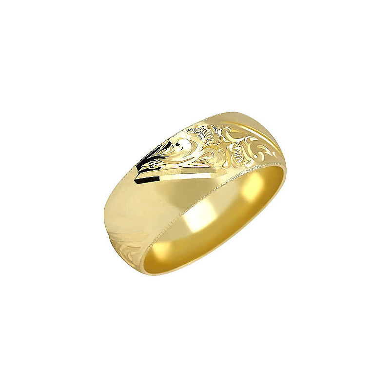 Brilio Zlatý snubní prsten 222 001 00083 48 mm