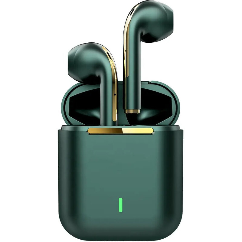 IZMAEL.eu Bezdrátová sluchátka s mikrofonem Zelená