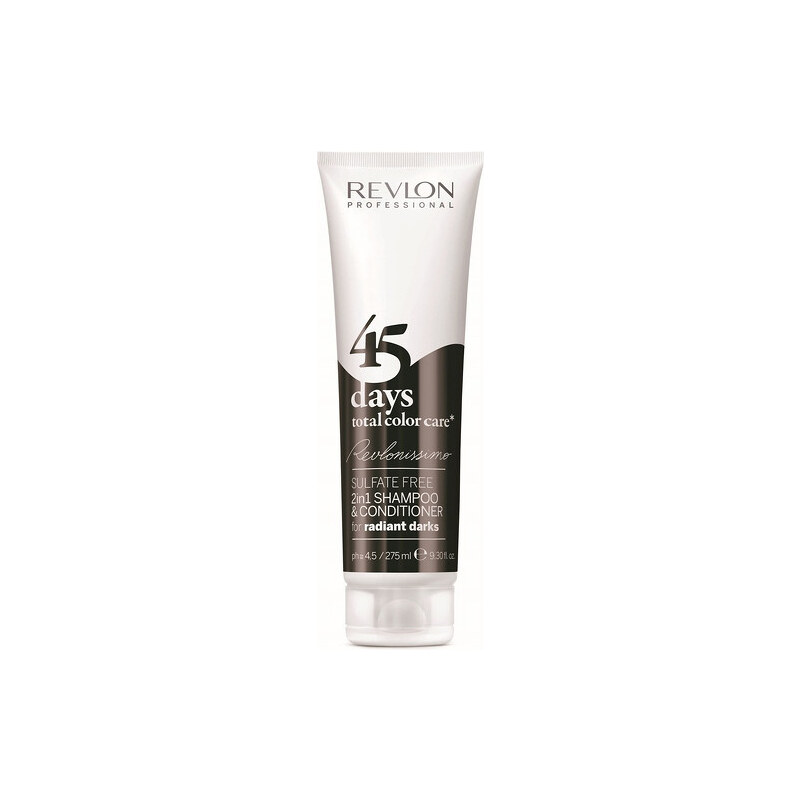 Revlon Professional Šampon a kondicionér pro zářivé tmavé odstíny 45 days total color care (Shampoo&Conditioner Radiant Darks) 275 ml