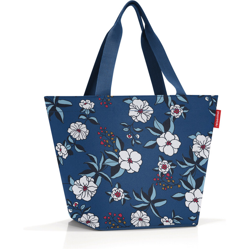 Nákupní taška přes rameno Reisenthel Shopper M Garden blue