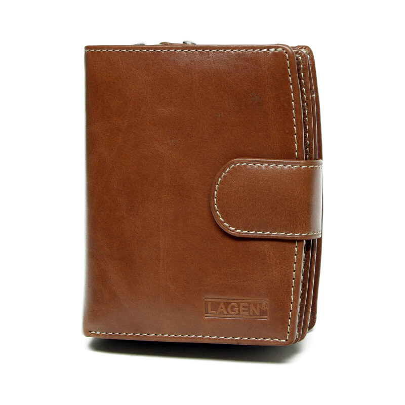 Lagen Dámská kožená peněženka 3807/EST Brown
