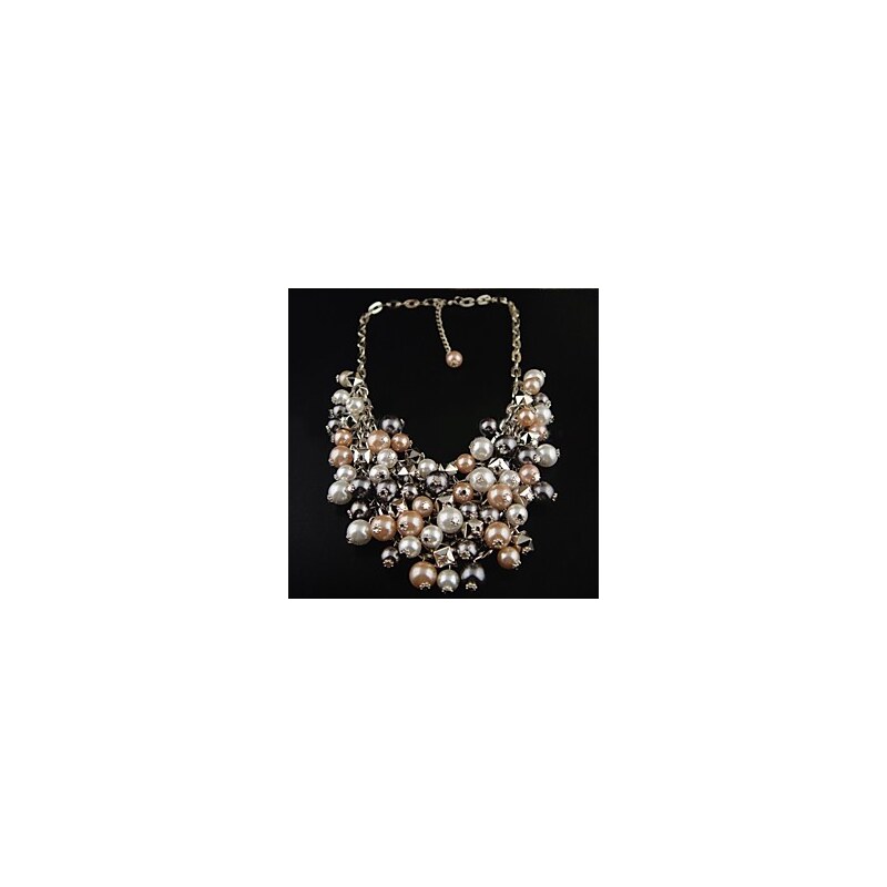 LightInTheBox Women's Metal Chain Layered Pearl Necklace