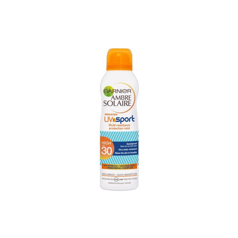 Garnier Sprej na opalování pro sportovní aktivity SPF 30 Ambre Solaire (UV Sport Sun Protection Mist) 200 ml