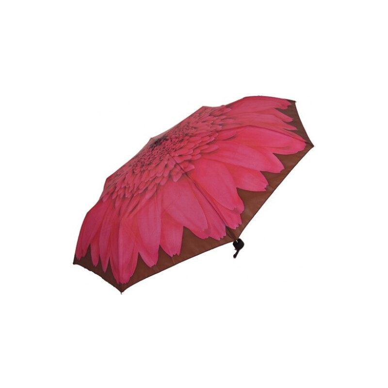Blooming Brollies Dámský skládací mechanický deštník Artbrollies Pink Gerbera ARFGER