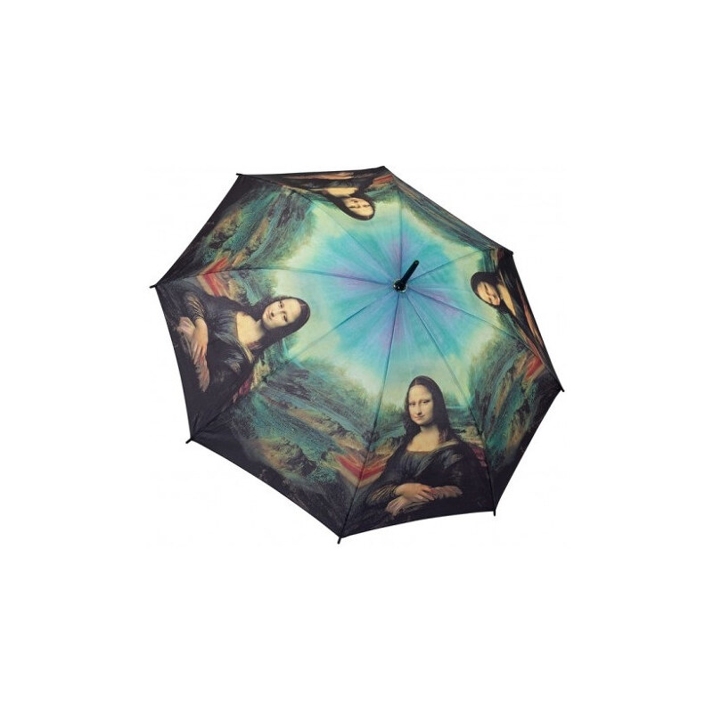 Blooming Brollies Dámský holový deštník Galleria Leonardo da Vinci Mona Lisa GASML