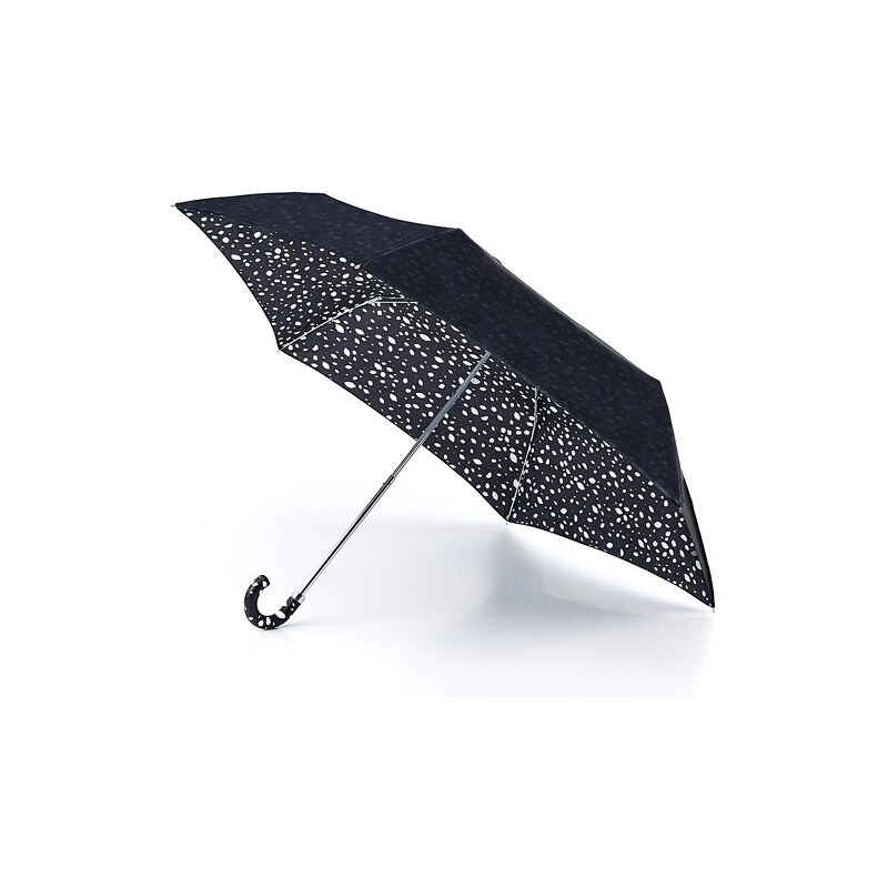 Fulton Dámský skládací deštník Lulu Guinness LG Superslim 2 Roughly Cut Out Spot L718