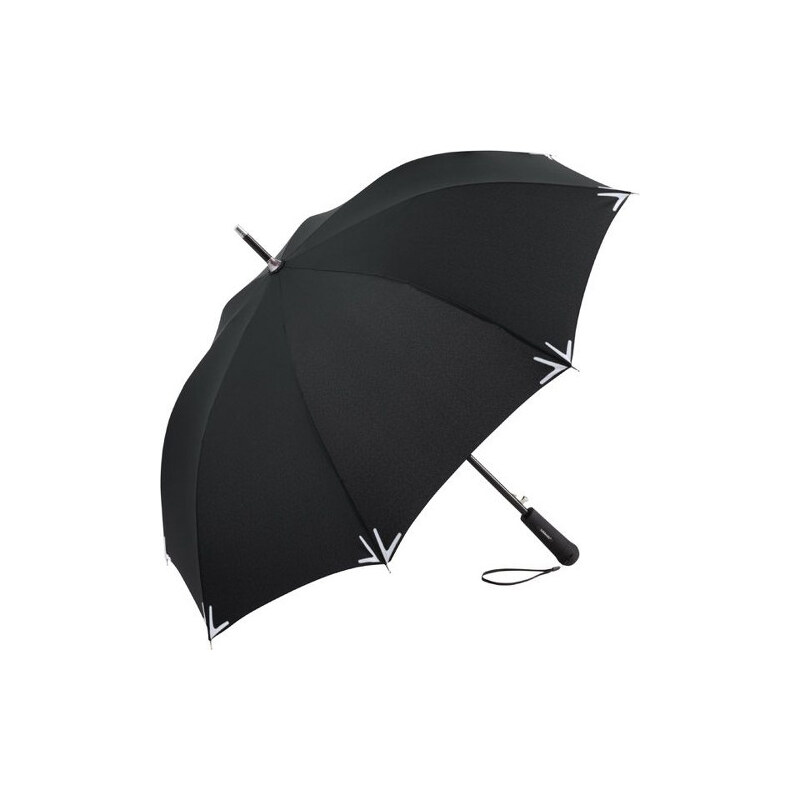 Fare Holový vystřelovací deštník se světlem a reflexními prvky Safebrella Black 7571