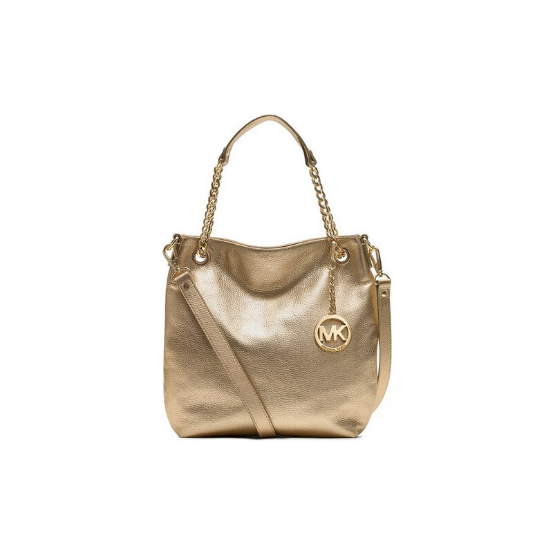 Michael Kors Elegantní kabelka Medium Jet Set Chain Shouldet Tote Gold 696545