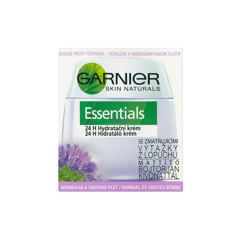 Garnier 24h Hydratační krém se zmatňujícími výtažky z lopuchu Essentials 50 ml