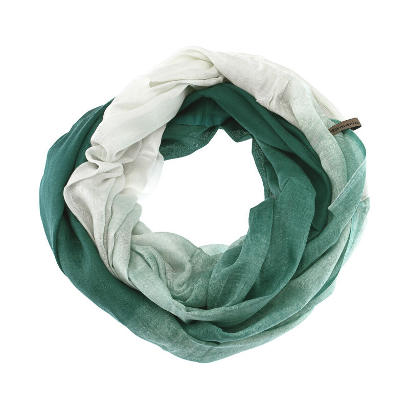 Tamaris Šála Rihana Scarf Green Comb - tunel 8003141-721 - SLEVA