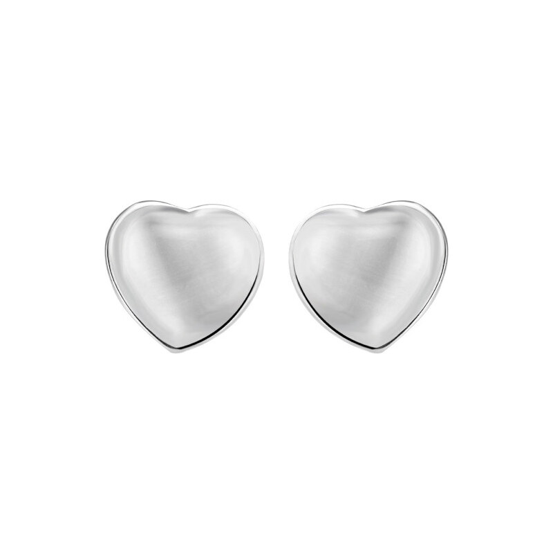 Vicca® Náušnice Grey Opal Heart OI_406029