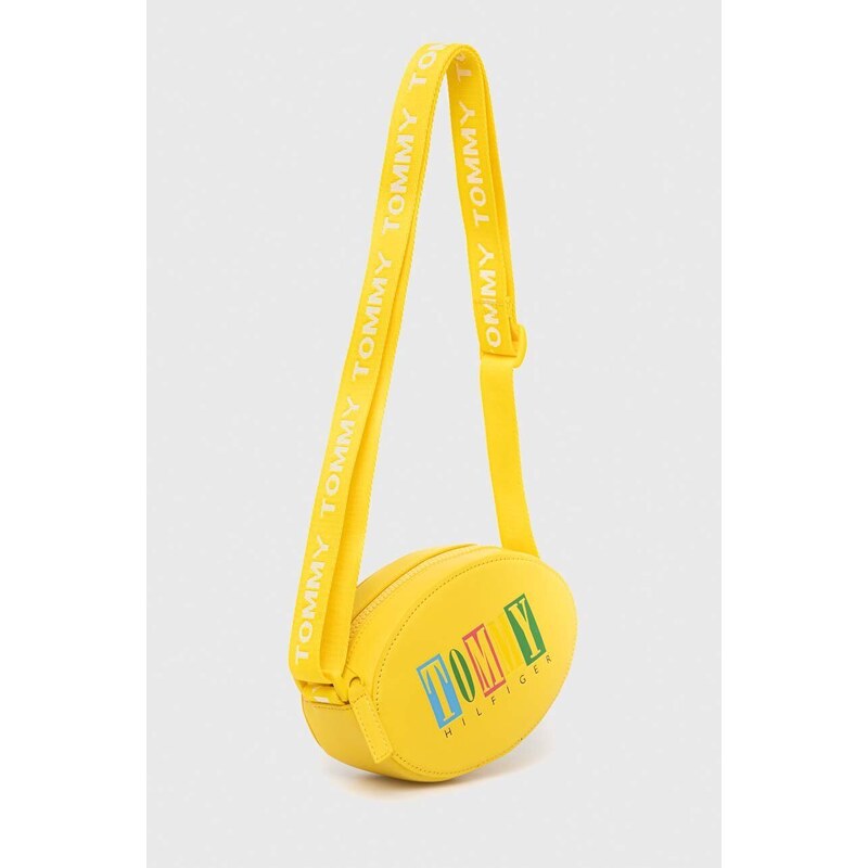 Dětská kabelka Tommy Hilfiger žlutá barva