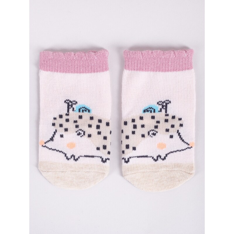 Yoclub Kids's 3Pack Baby Girl's Socks SKA-0110G-AA30-002