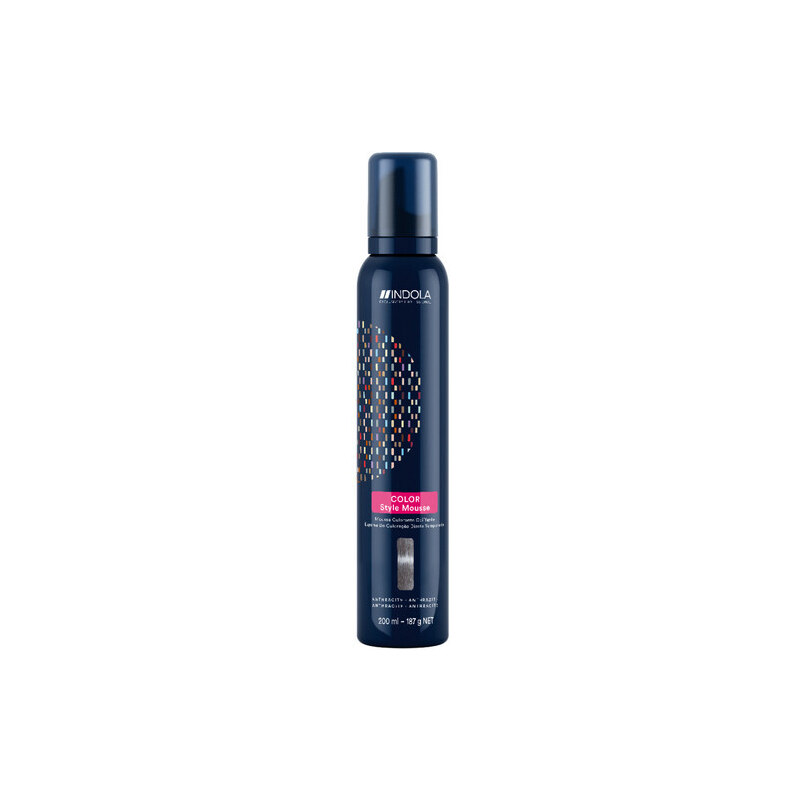 Indola Color Style Mousse 200ml, Anthracite