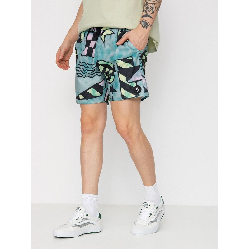 Volcom Chlorine Killer Stoney Trnk 17 (temple teal)modrá