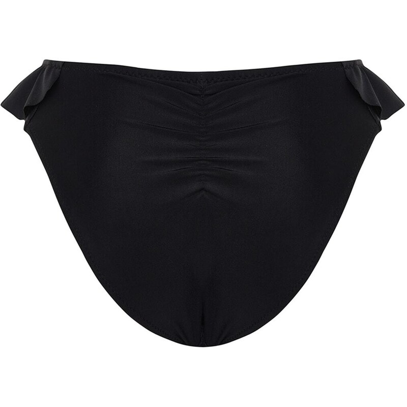 Trendyol Black Gippes Regular Leg Bikini Bottoms