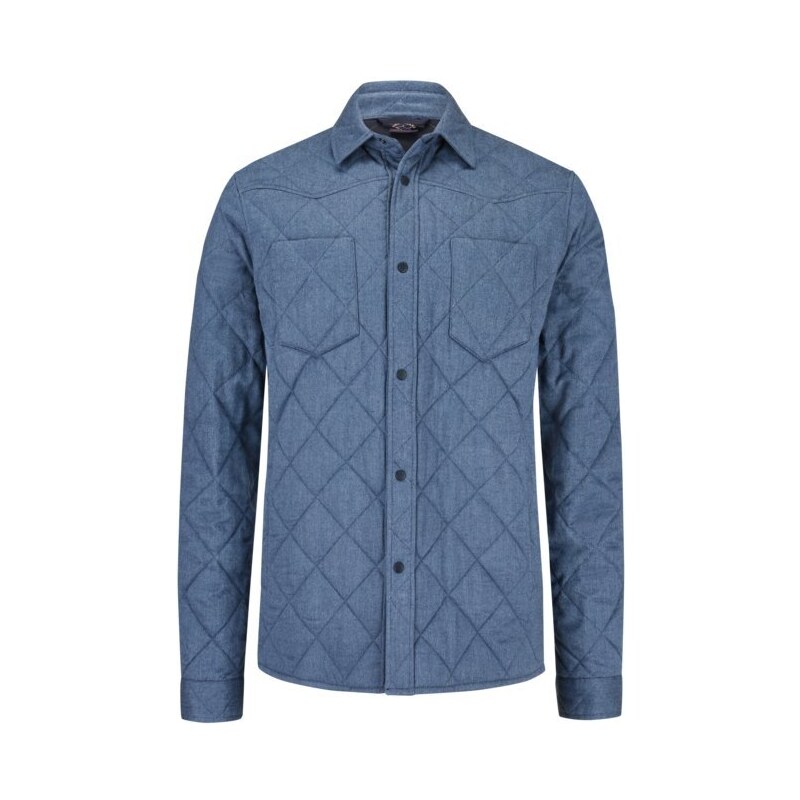 Paul & shark, svrchní tričko z bavlny s úpravou primaloft modrá