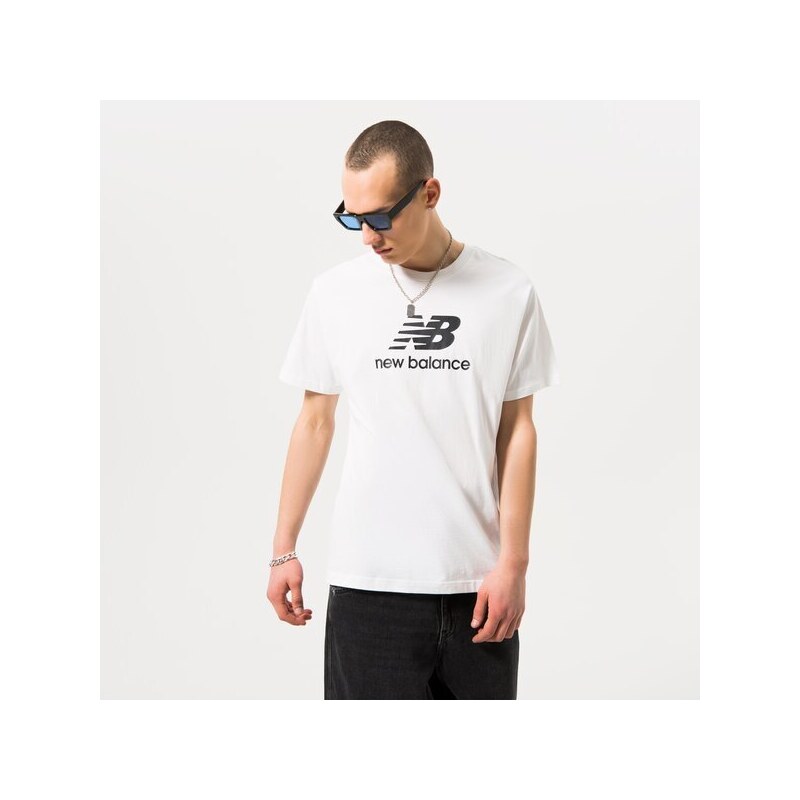 New Balance Tričko Nb Essentials Logo Tee Muži Oblečení Trička MT31541WT