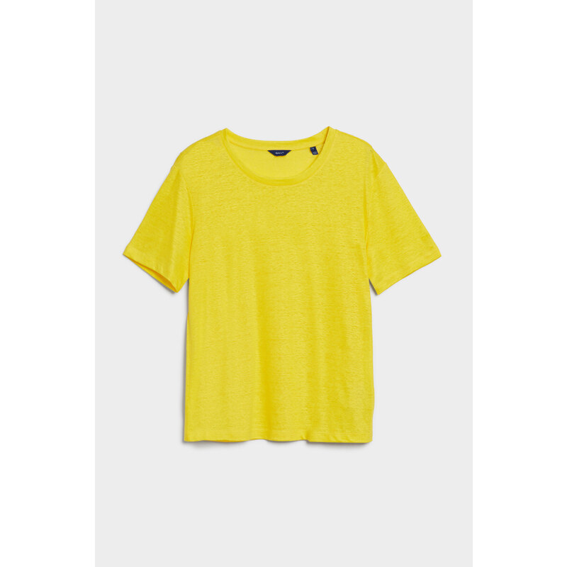 TRIČKO GANT LINEN SS T-SHIRT žlutá S