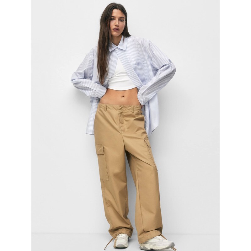 Pull&Bear Kapsáče tmavě béžová