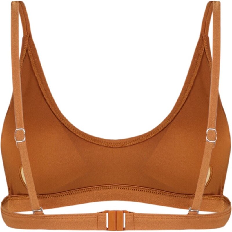 Horní díl bikin Trendyol Camel Bralette