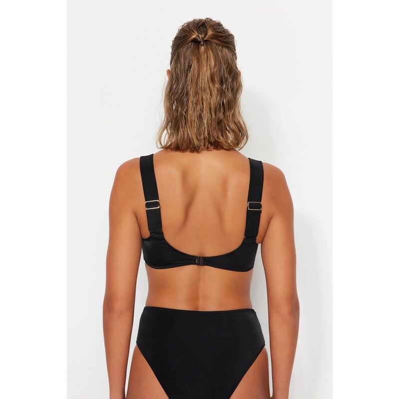 Trendyol Black Bralet Accessory Bikini Top